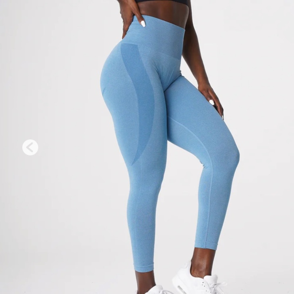 NVGTN sky blue contour leggings
